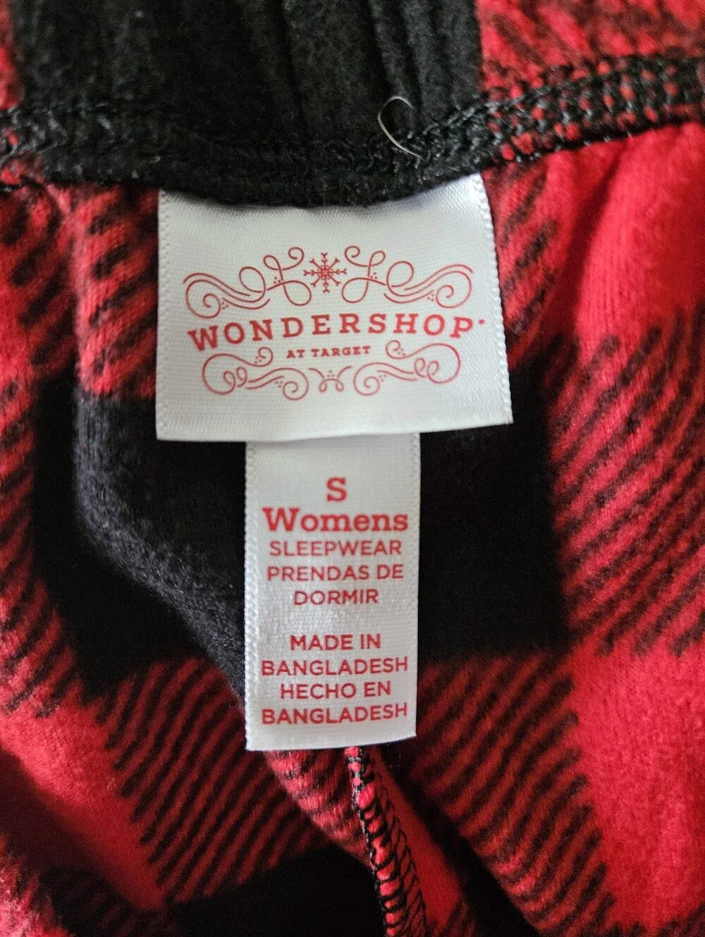 Wondershop Fleece Buffalo Plaid Sleepwear Pants